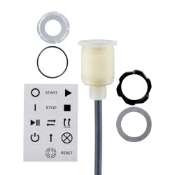 KTE111 \ Capacitive sensor \ PNP/NPN NO/NC \ M22 \ Cable PUR 2 m