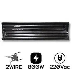 A-1-16CM,800W AC220V 红外线加热器 两芯黑色