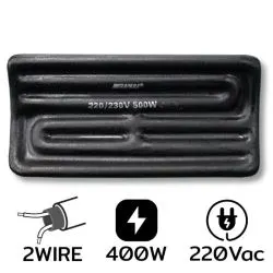 A-2-16CM 400W AC220V 红外线加热器 两芯黑色