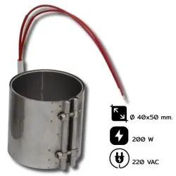 ฮีตเตอร์รัดท่อสแตนเลส (BAND HEATER) SANGI ฮีตเตอร์รัดท่อ 300 mm. ขนาด 40x50