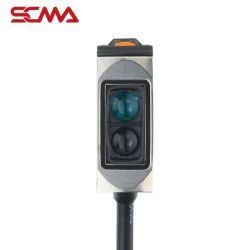 O6H300 \ Diffuse reflection \ Range 200 mm \ PNP light-on/dark-on mode \ Rectangular \ Cable PVC 2 m