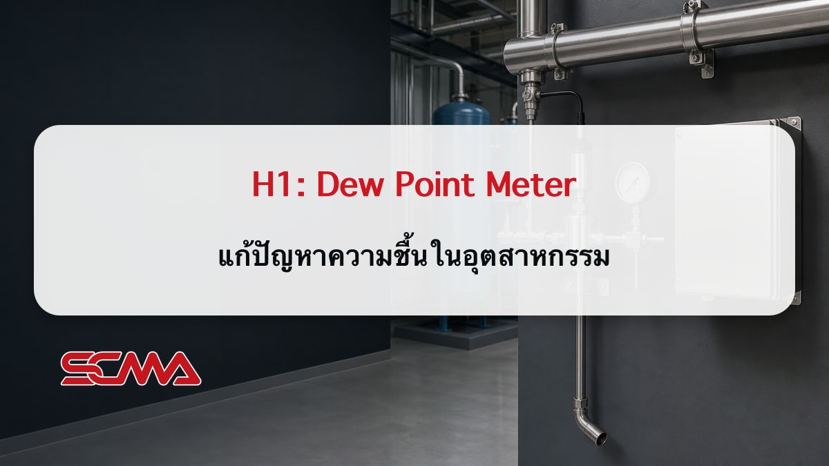 Dew Point Meter แก้ปัญหาความชื้นในอุตสาหกรรม