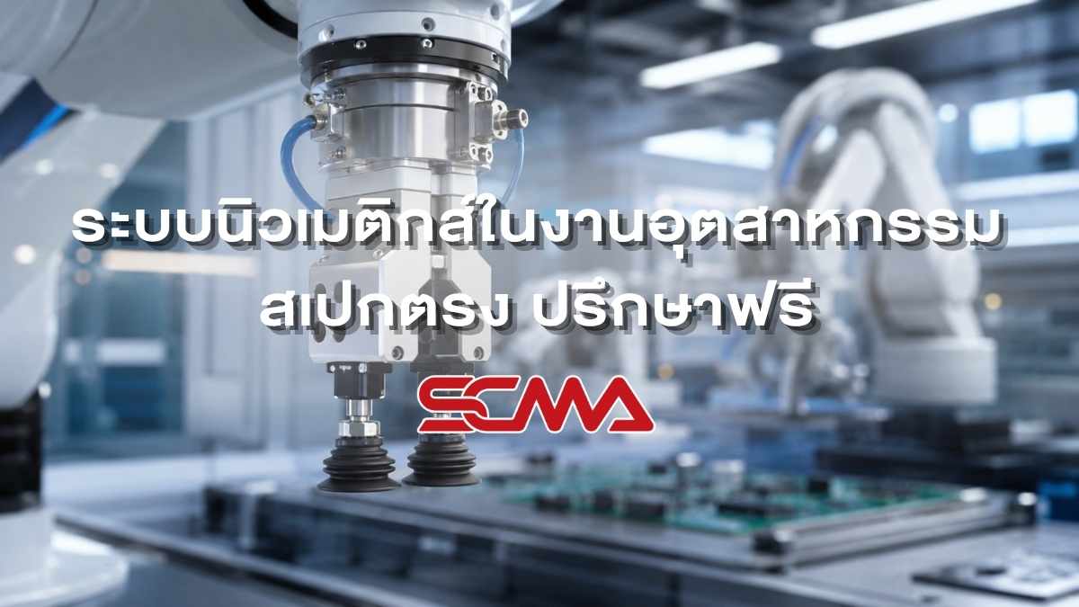ระบบนิวเมติกส์ในงานอุตสาหกรรม (Pneumatic) อะไหล่สเปกตรง จบปัญหาไลน์ผลิตหยุด