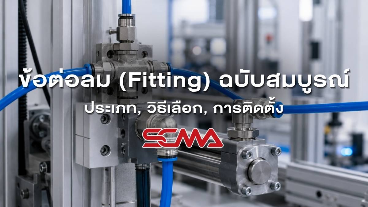ข้อต่อลม Fitting สำหรับระบบนิวเมติกส์