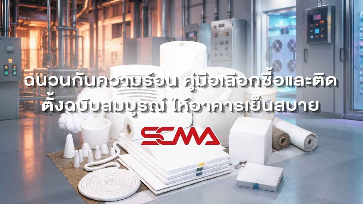 ฉนวนกันความร้อน คู่มือเลือกซื้อและติดตั้งฉบับสมบูรณ์ ให้อาคารเย็นสบาย