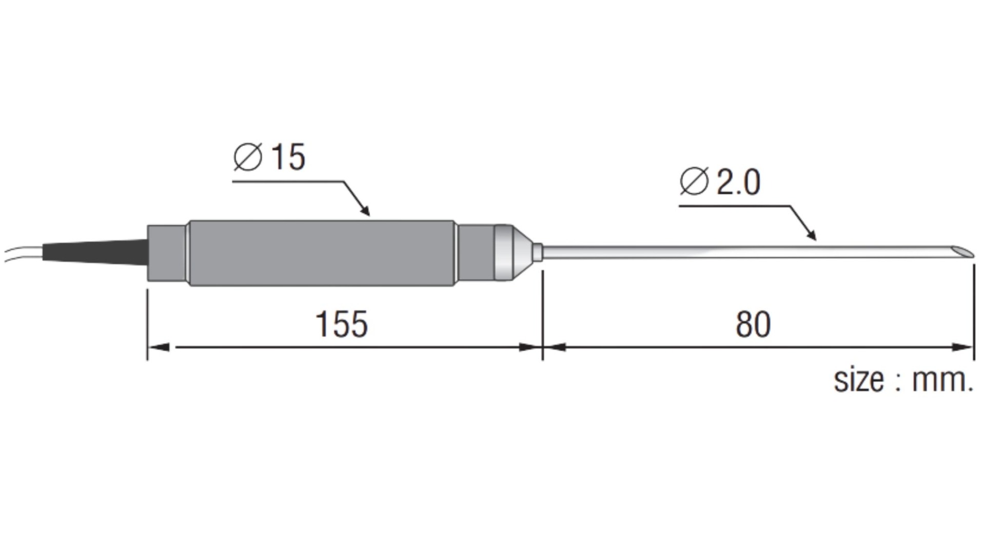 KTP33 KEPLER เทอร์โมคัพเปิ้ล (Thermocouple) ขนาด