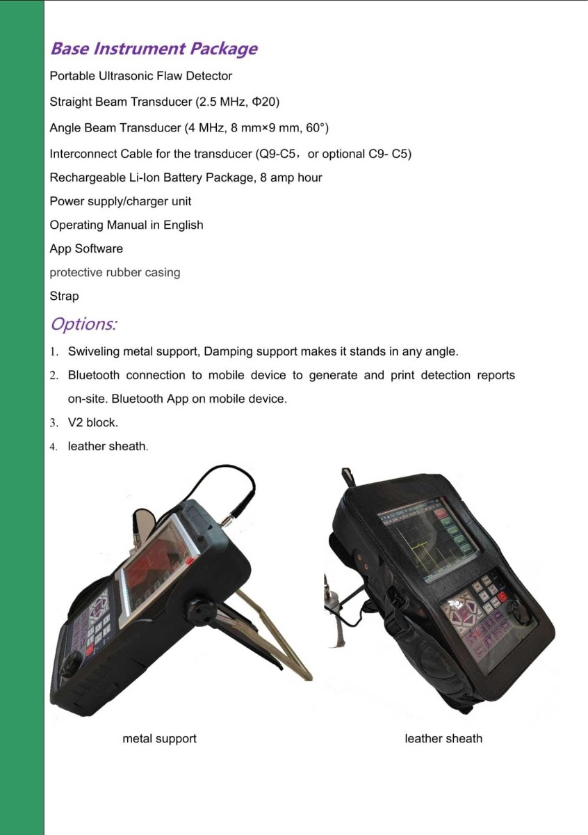 KF-860C KEPLER เครื่องตรวจสอบรอยร้าวของวัตถุด้วยคลื่นอัลตร้าโซนิค Ultrasonic Flaw Detector SCMA