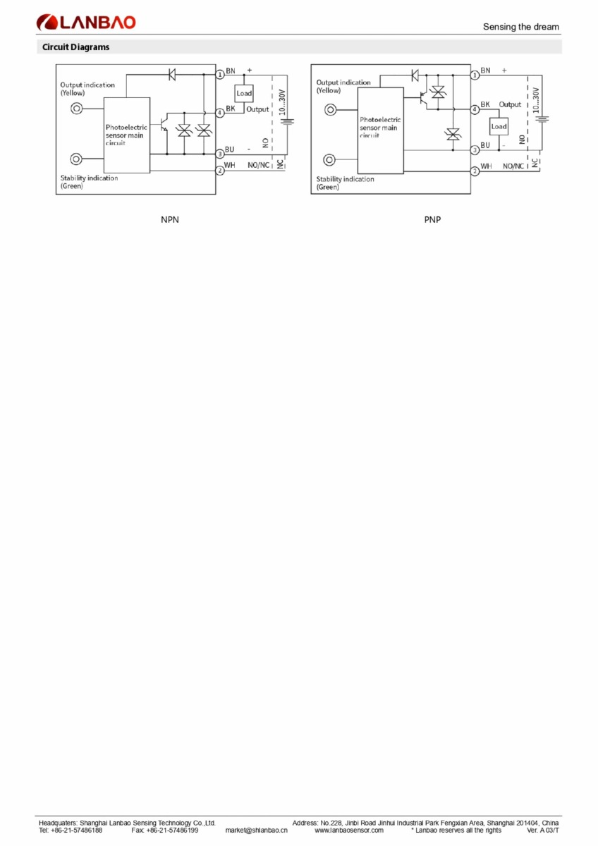 Lanbao (Photoelectric sensor) PSE-YC35DNBR