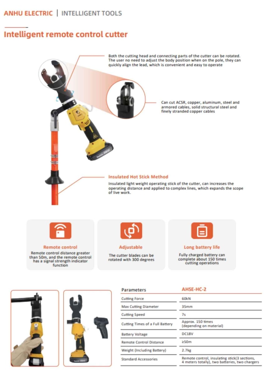 KAHSE-HC-2 KEPLER Intelligent remote control cutter