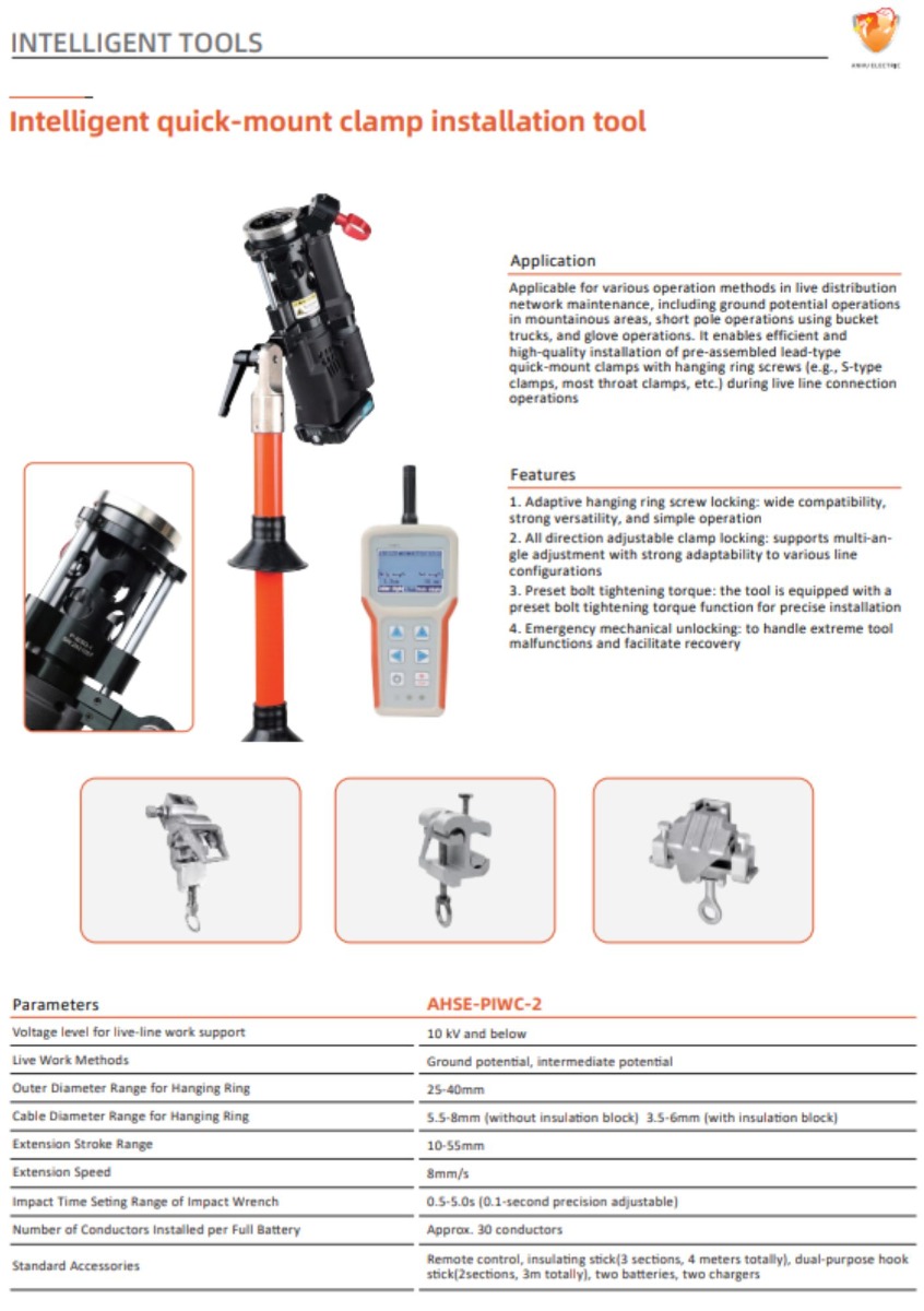 KAHSE-PIWC-2 KEPLER Intelligent quick-mount clamp installation tool