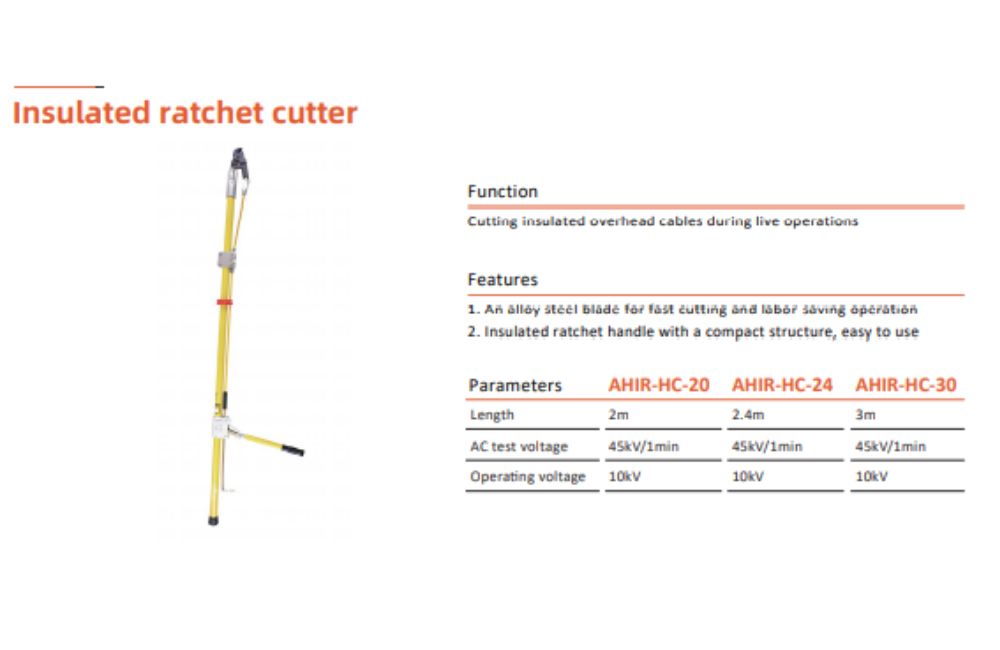 KAHIR-HC-30 KEPLER Insulated ratchet cutter