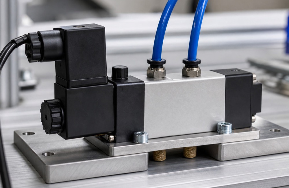 Directional Control Valve แบบโซลินอยด์ควบคุมทิศทางลม