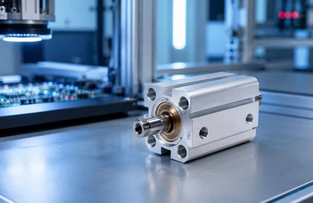 Pneumatic Cylinder แบบ Compact สำหรับสายการผลิต