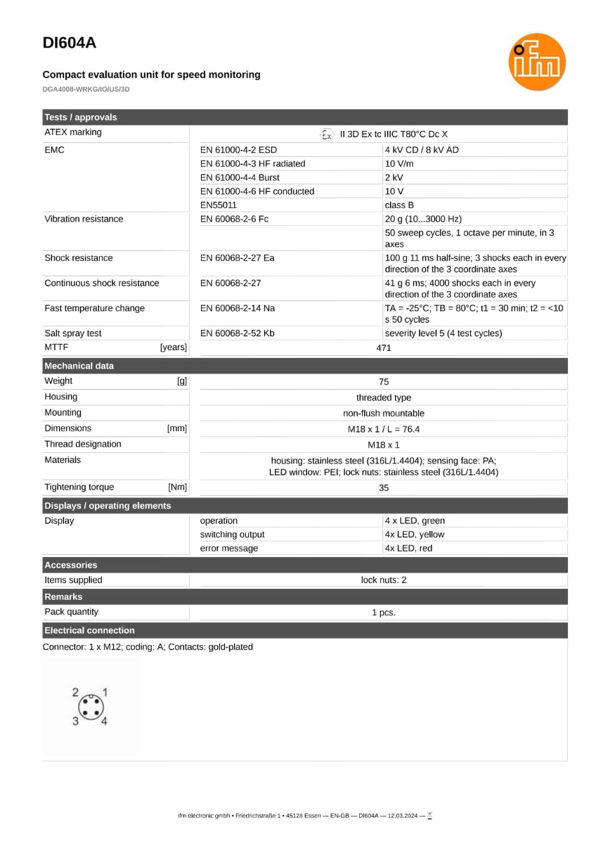 DI604A \ ecomat 200 \ Evaluation systems and power supplies \ DGA4008-WRKG/IO/US/3D \ DE \