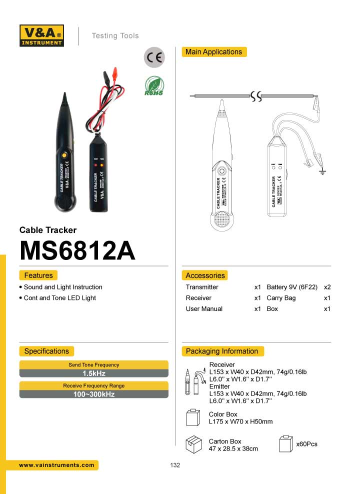 รายละเอียด MS6812A V&A