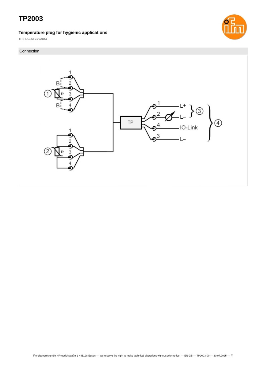 TP2003 \ efector 600 \ Temperature sensors \ TP-FDC-AFZVG/US/ \ US \