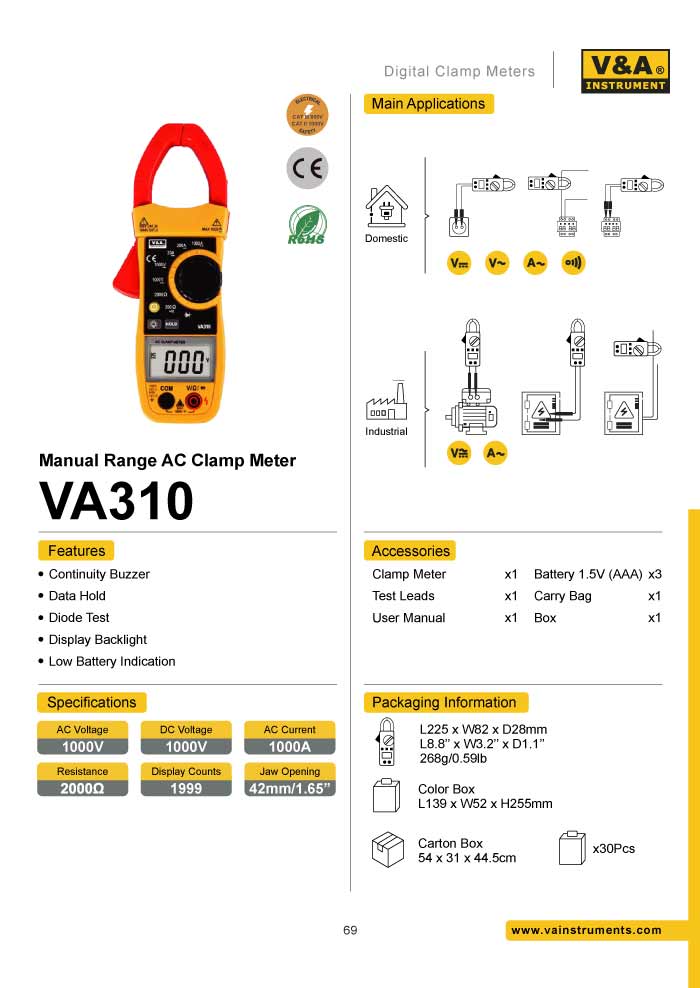 รายละเอียด VA310 V&A