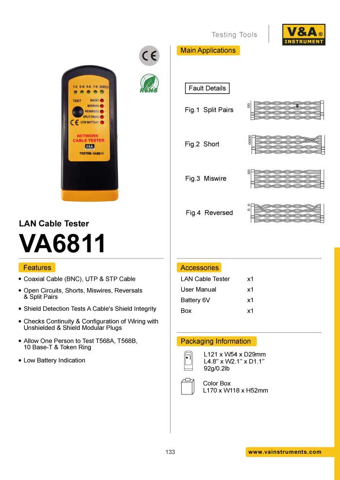 รายละเอียด VA6811 V&A