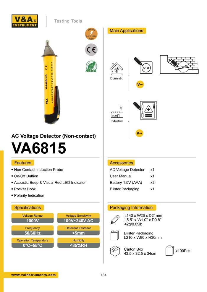 รายละเอียด VA6815 V&A