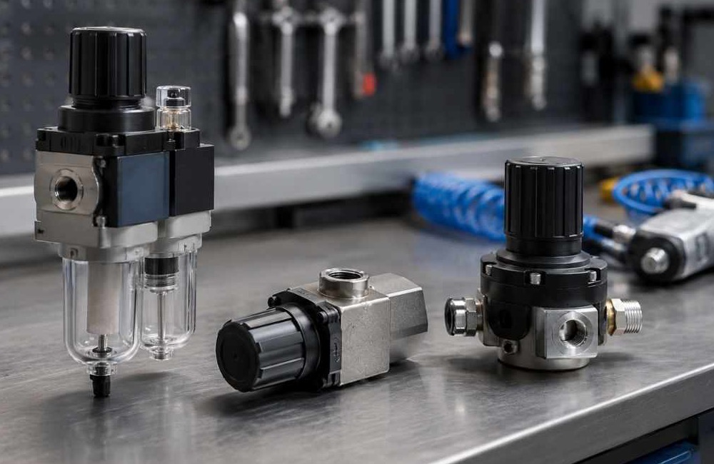 ตัวอย่าง regulator valve หลายรูปแบบสำหรับเทียบสเปกอะไหล่