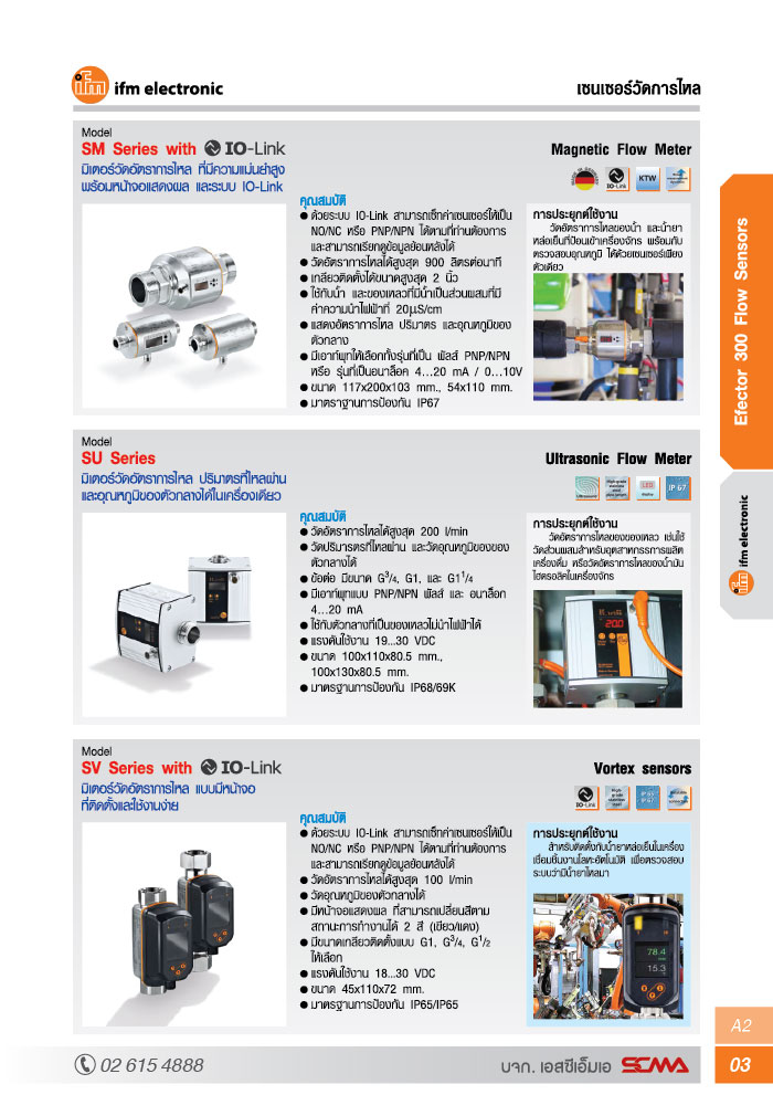 SM8000 \ efector 300 \ Flow sensor \SMR11GGXFRKG/US-100 \ DE