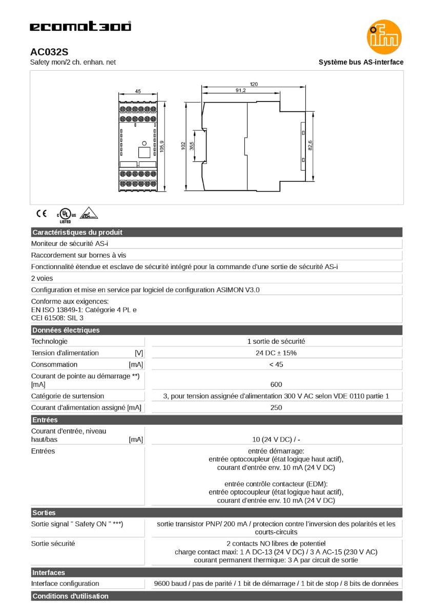 AC032S ifm SCMA