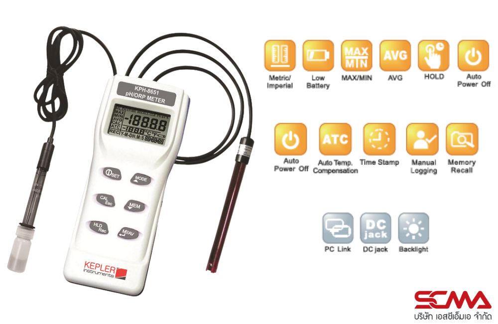 รวมคลิป เครื่อง pH Meter KEPLER รุ่น KPH-8651