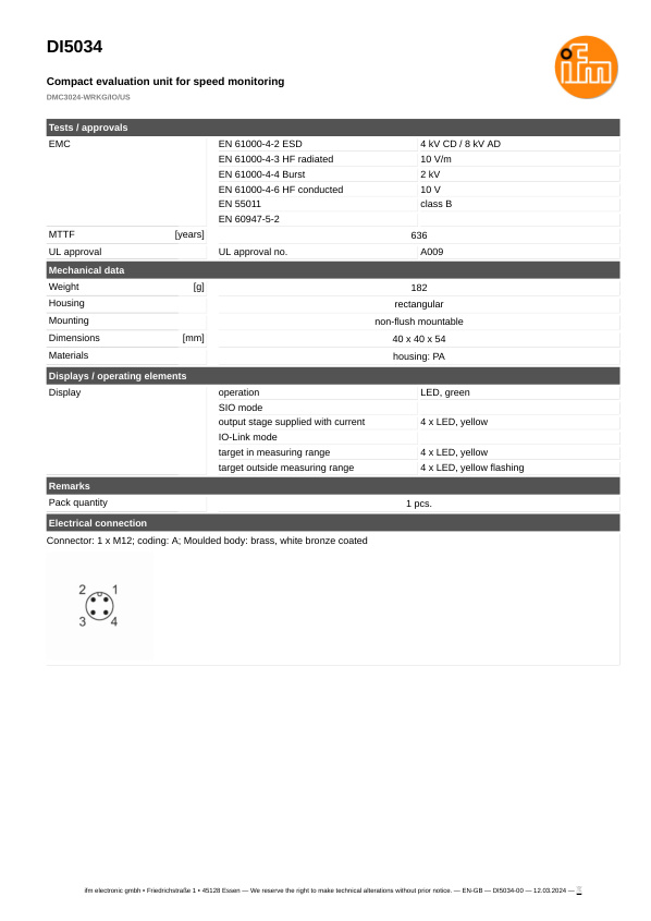 DI5034 \ ecomat 200 \ Evaluation systems and power supplies \ DMC3024-WRKG/IO/US \ RO \ datasheet