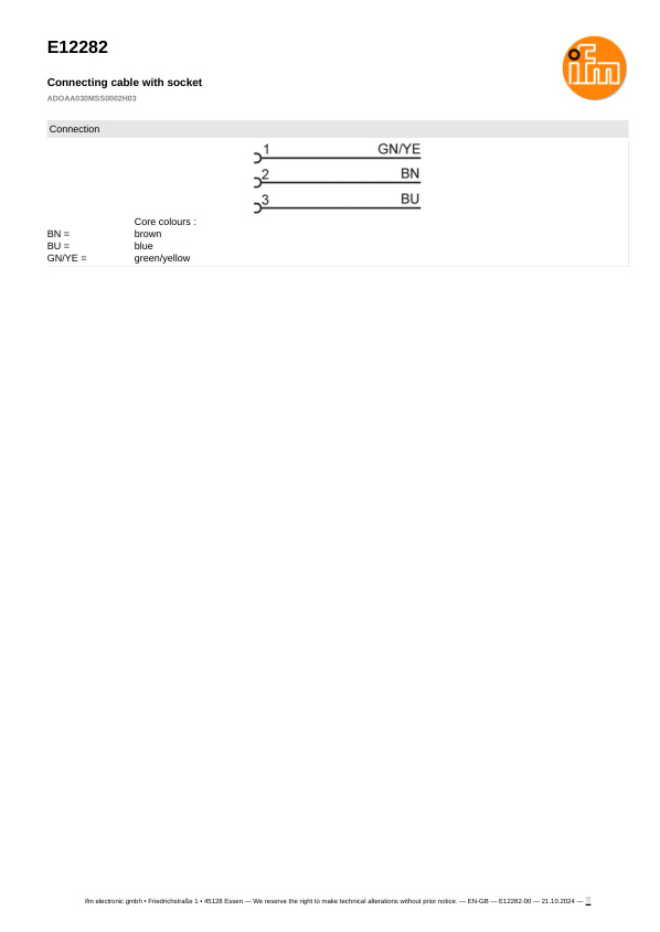 E12282 \ ecomat 400 \ Passive connection technology \ ADOAA030MSS0002H03 \ DE datasheet