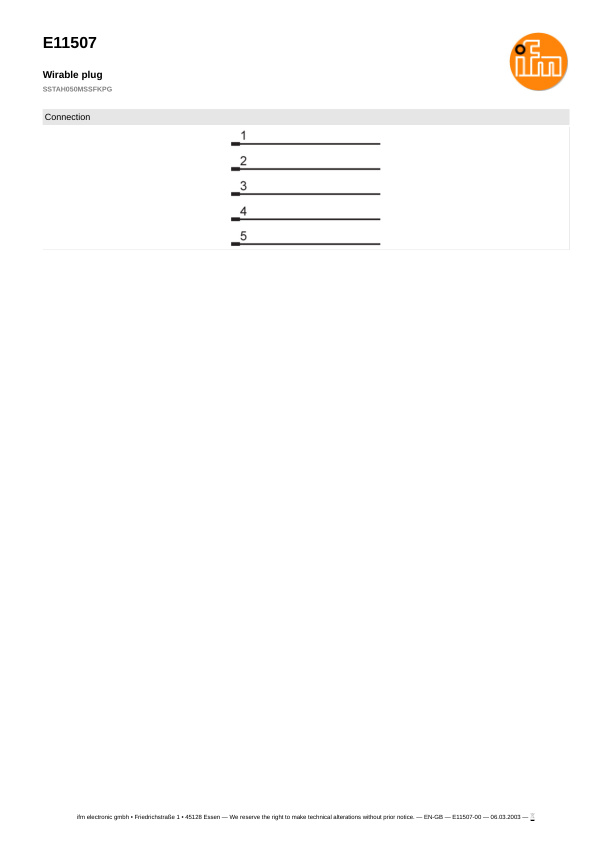 E11507 \ ecomat 400 \ Passive connection technology \ SSTAH050MSSFKPG \ HU datasheet