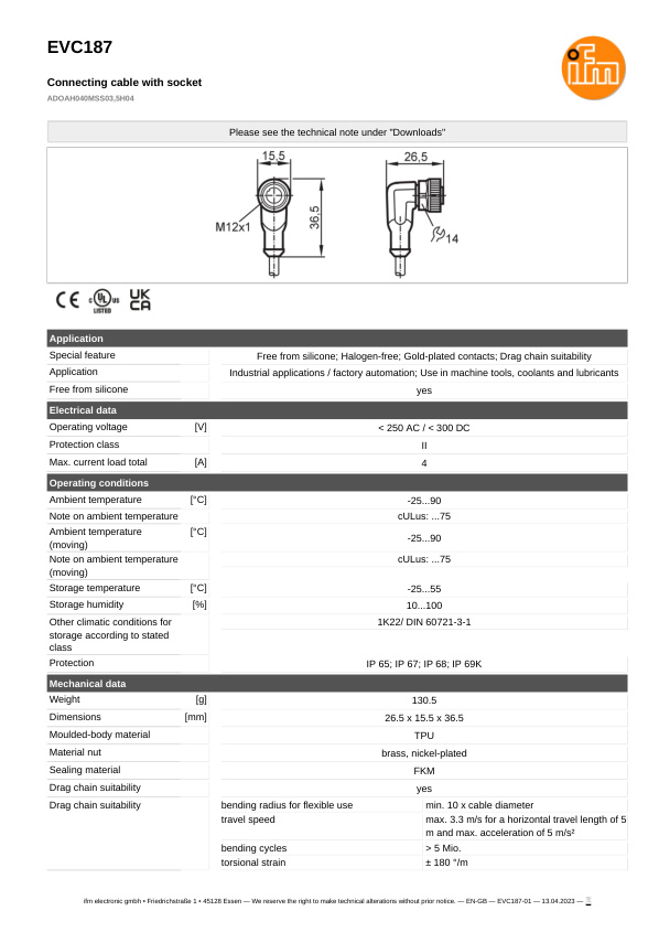 EVC187 \ ecomat 400 \ Passive connection technology \ ADOAH040MSS03,5H04 \ PL datasheet
