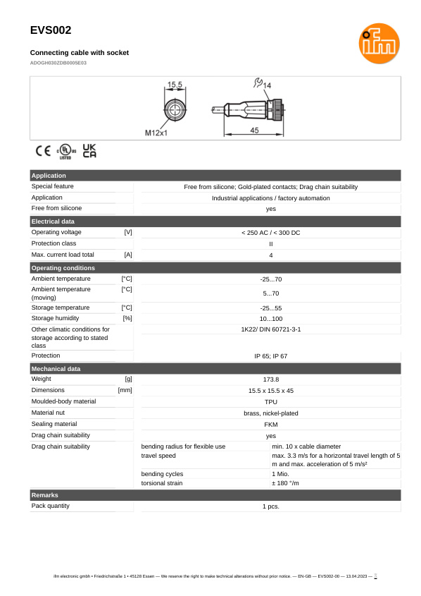 EVS002 \ ecomat 400 \ Passive connection technology \ ADOGH030ZDB0005E03 \ PL datasheet