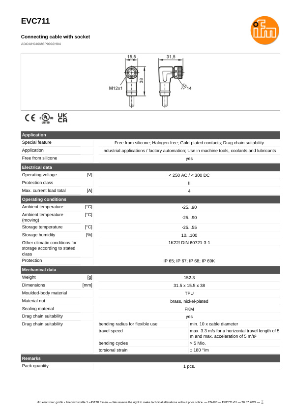 EVC711 \ ecomat 400 \ Passive connection technology \ ADOAH040MSP0002H04 \ PL datasheet