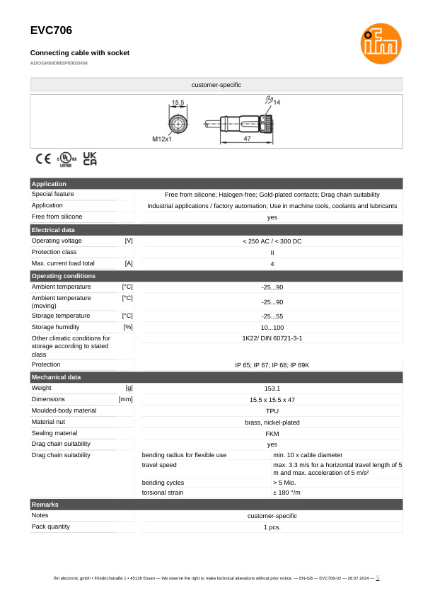 EVC706 \ ecomat 400 \ Passive connection technology \ ADOGH040MSP0002H04 \ PL datasheet