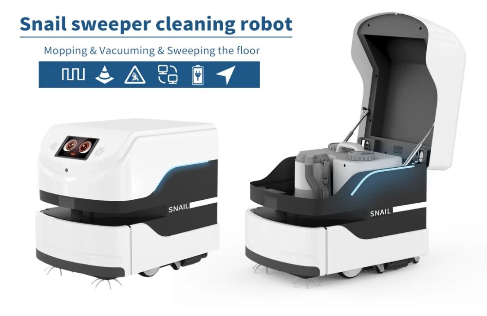 คุณสมบัติของ Intelligent Cleaning Mop Robot Snail