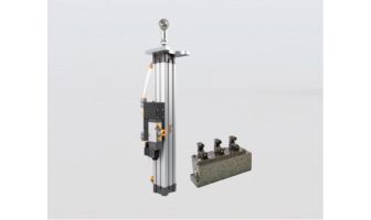 ชุดวาล์วแรงดันสูงสีดำ และกระบอกสูบความตึง E.MC Pneumatic SCMA